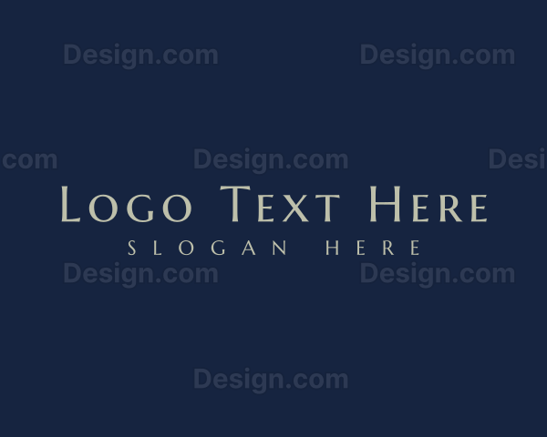 Premium Elegant Minimalist Logo