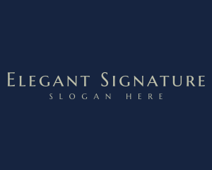 Premium Elegant Minimalist logo design