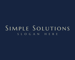 Premium Elegant Minimalist logo design