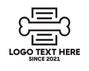 Contract - Dog Bone Document logo design