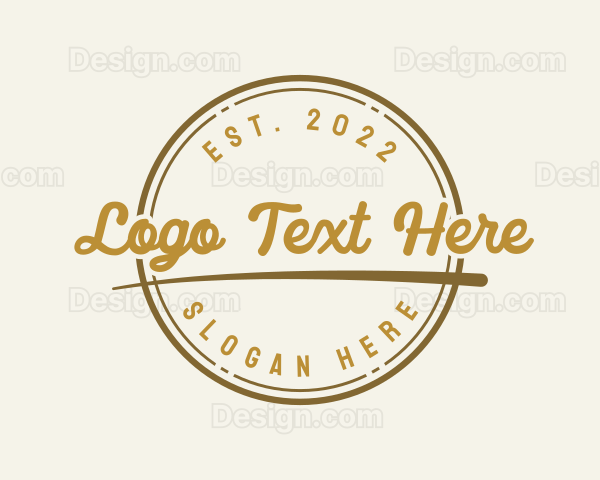 Retro Style Brand Logo