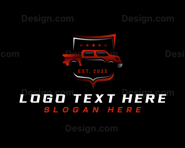 Pickup Truck Emblem Logo