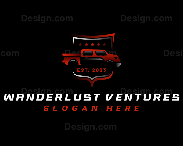 Pickup Truck Emblem Logo