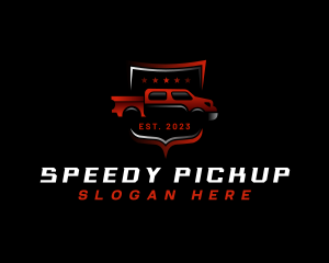 Pickup Truck Emblem logo