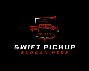 Pickup Truck Emblem logo