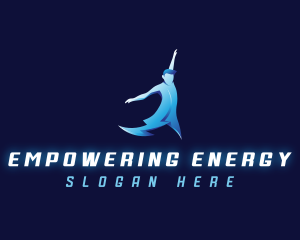 Athletic Lightning Bolt logo design