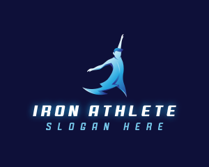 Athletic Lightning Bolt logo design