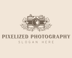 Vlogger Camera Rangefinder logo design