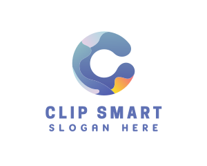 Software Letter C logo design