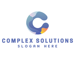 Software Letter C logo design