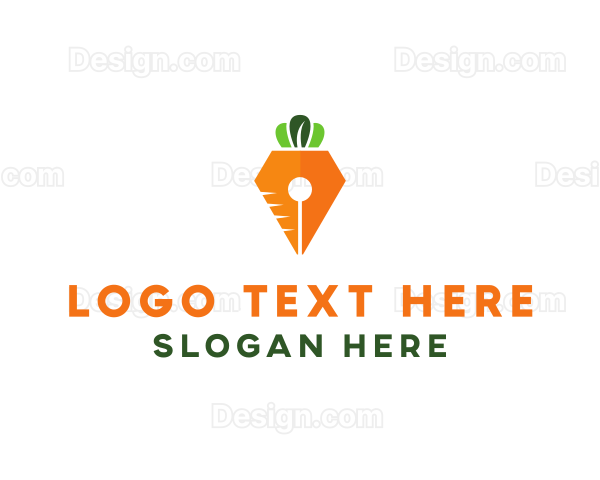 Carrot Pen Nib Logo