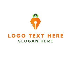 Carrot Pen Nib logo