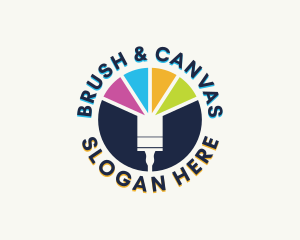 Paint Brush Painting logo