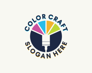 Paint Brush Painting logo