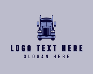 Automotive Trailer Truck Vehicle logo