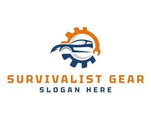 Car Gear Maintenance logo design