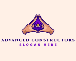 Mystical Eye Occult logo design