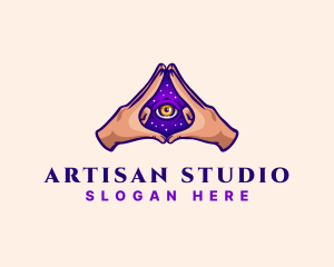 Mystical Eye Occult logo design