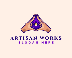 Mystical Eye Occult logo design