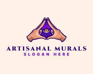 Mystical Eye Occult logo design