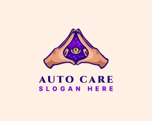 Mystical Eye Occult logo design