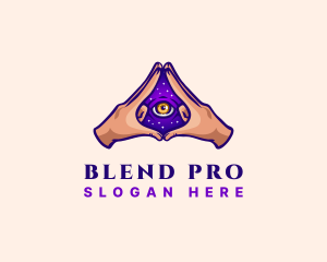 Mystical Eye Occult logo design