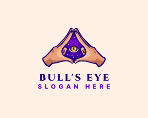 Mystical Eye Occult logo design