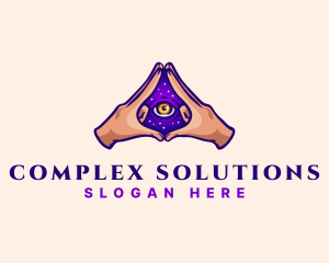 Mystical Eye Occult logo design