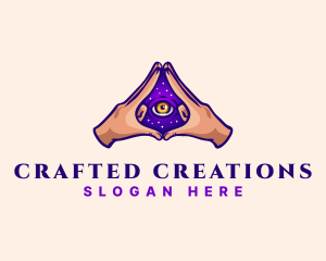 Mystical Eye Occult logo design