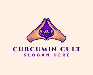 Mystical Eye Occult logo design