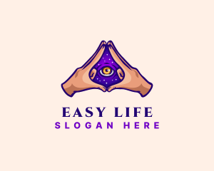 Mystical Eye Occult logo design