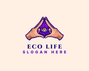 Mystical Eye Occult logo design