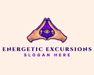 Mystical Eye Occult logo design