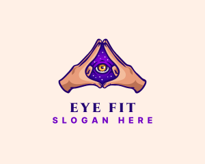 Mystical Eye Occult logo design