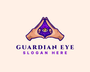 Mystical Eye Occult logo design