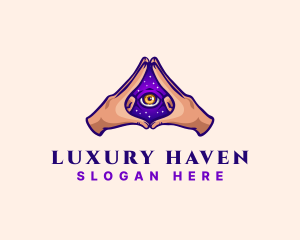 Mystical Eye Occult logo design