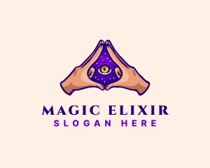 Mystical Eye Occult logo design