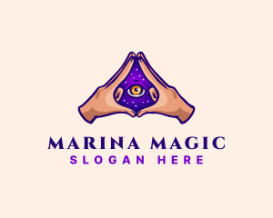 Mystical Eye Occult logo design