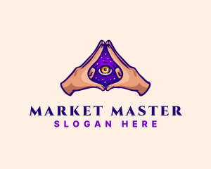 Mystical Eye Occult logo design