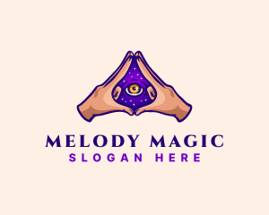 Mystical Eye Occult logo design