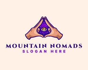 Mystical Eye Occult logo design