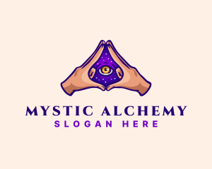 Mystical Eye Occult logo design