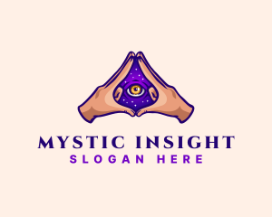 Mystical Eye Occult logo design