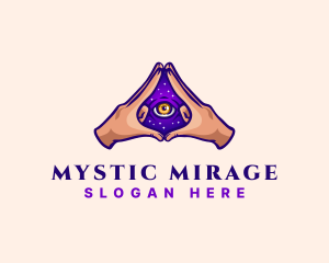 Mystical Eye Occult logo design