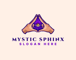 Mystical Eye Occult logo design