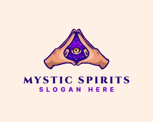 Mystical Eye Occult logo design