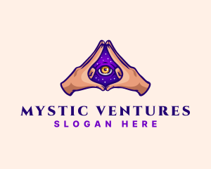 Mystical Eye Occult logo design