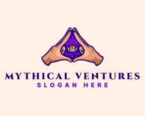 Mystical Eye Occult logo design