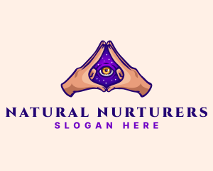 Mystical Eye Occult logo design