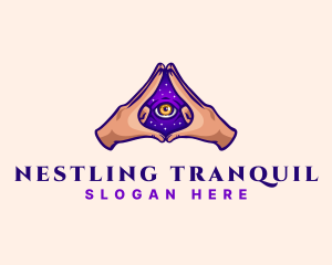 Mystical Eye Occult logo design